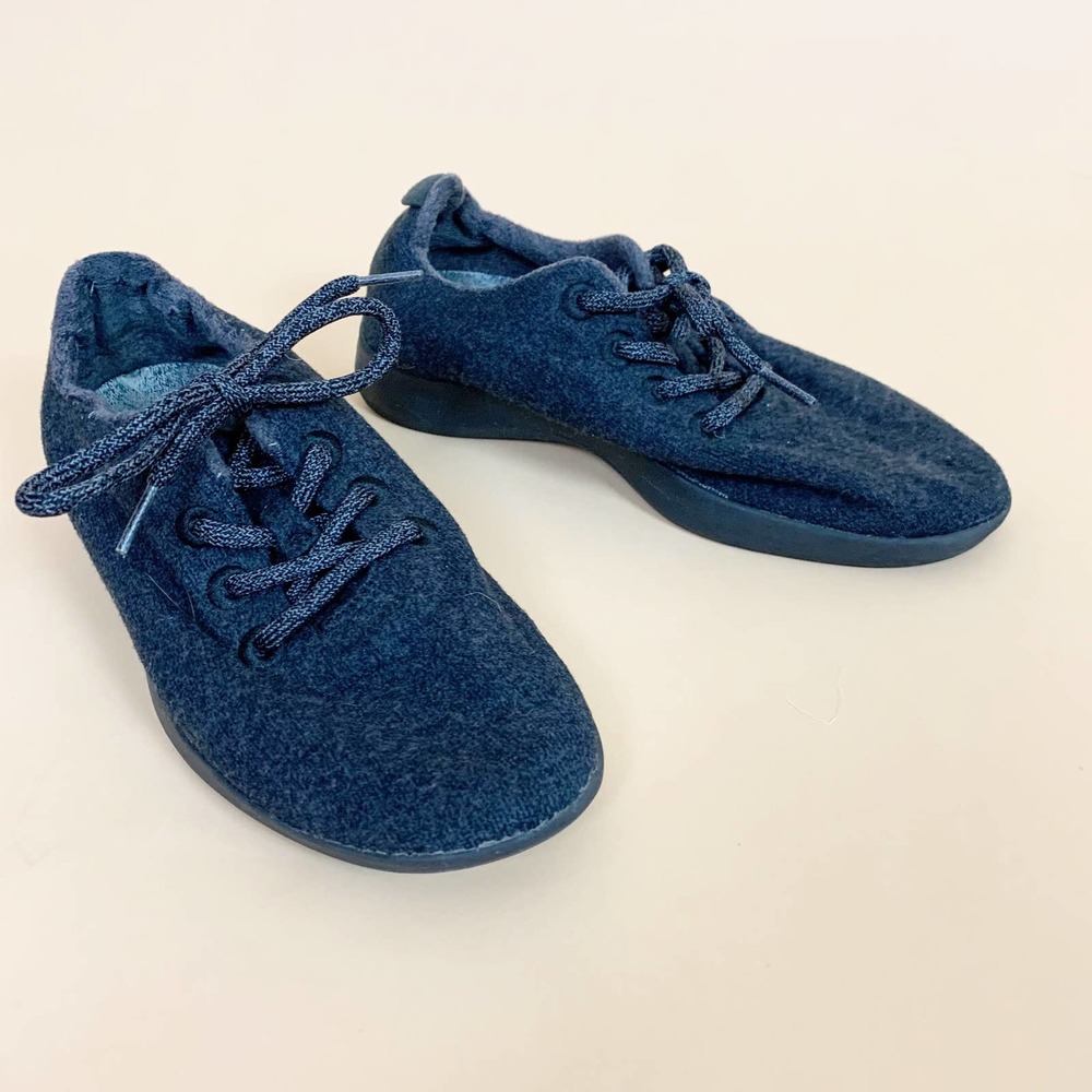 Allbirds Women's Wool Dark Gray Charcoal Runners Running Sneaker Shoes Size 8